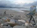 plein air beach at river mouth hualein c
